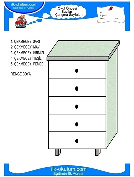 Çocuklar İçin Sayılar Çalışma Sayfaları 